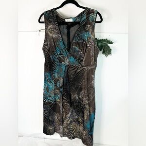 Alberto Malaki Women’s Dress! Split Bottom in Back! Zipper side! Size 14